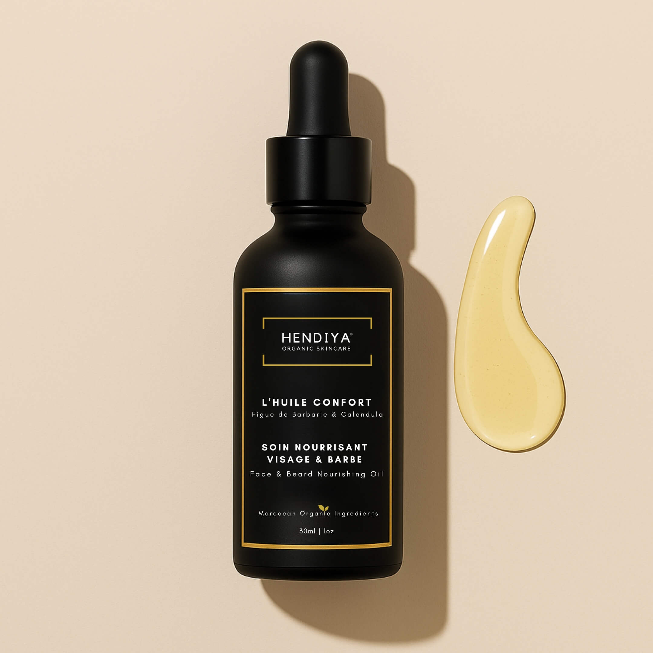 L'Huile Confort - Soin Nourrissant Visage & Barbe à l'Extrait de Calendula
