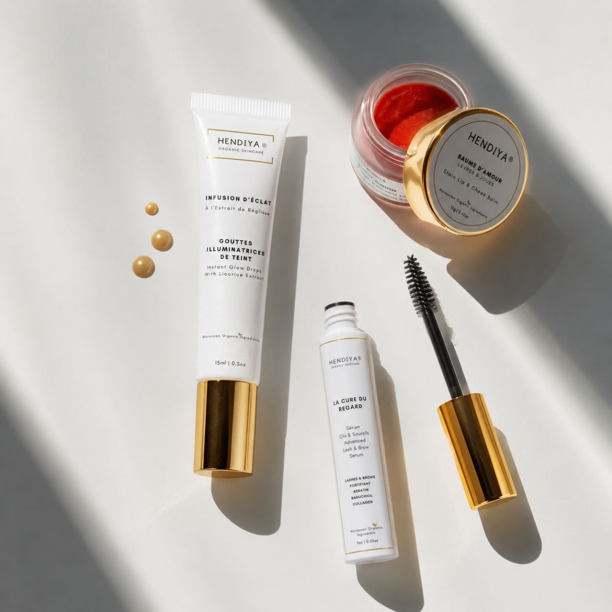 Rituel Pigments® Hendiya® bio : Infusion d'Éclat et Le Baume d'Amour